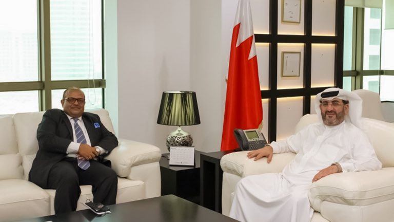 Bahrain LMRA CEO meets with Indian ambassador