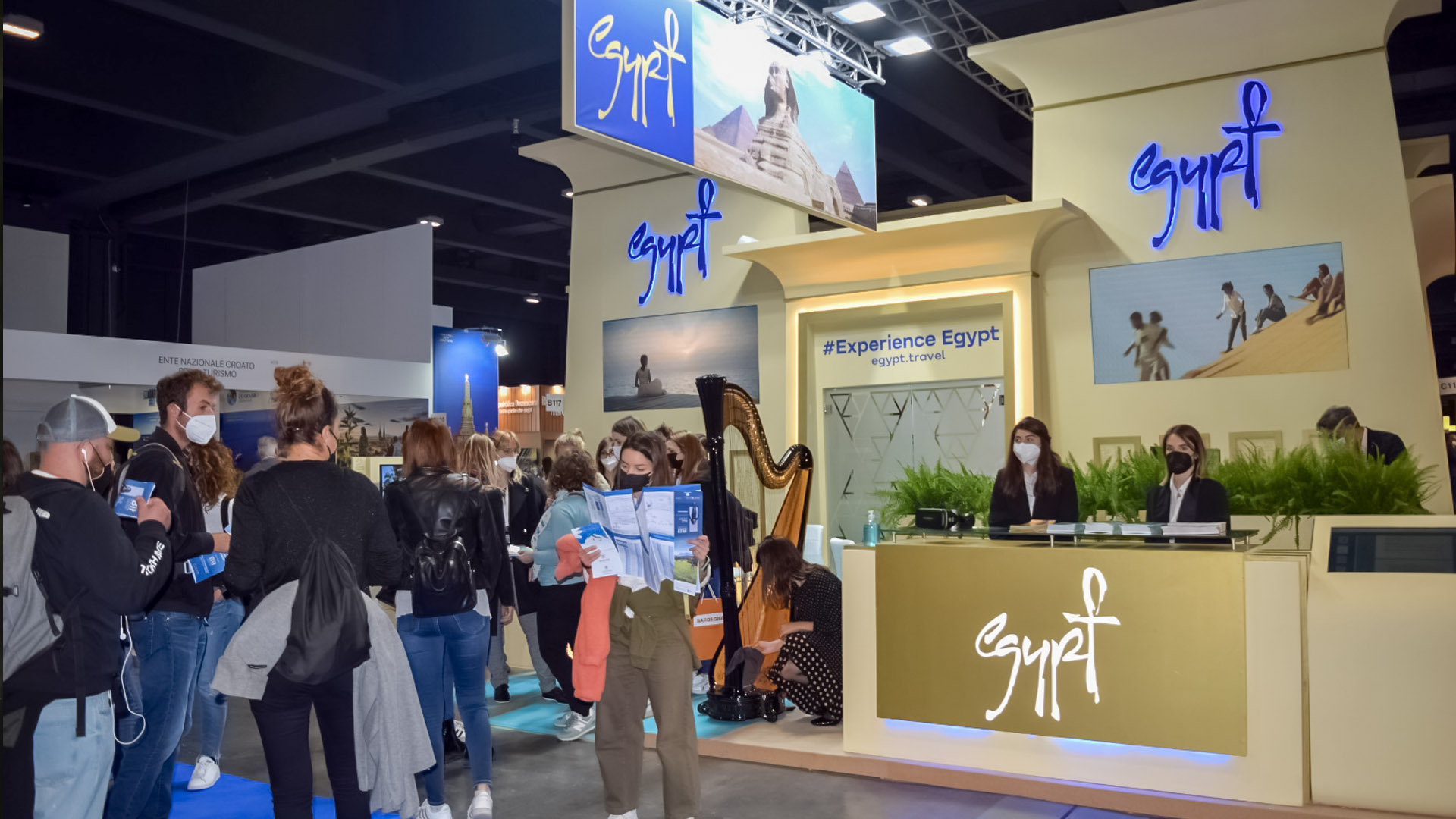Egyptian tourism ministry reports large turnout at the Milan Tourism Fair
