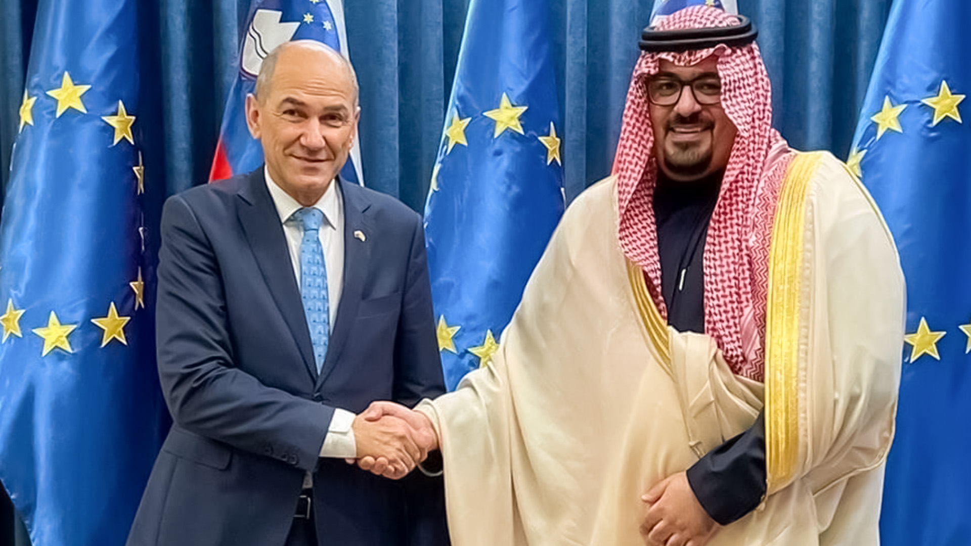 Slovenian Prime Minister receives Saudi Arabian Economy and Planning Minister