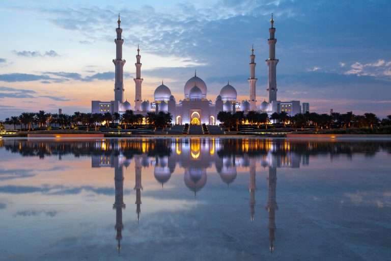 Visitors to international events in the UAE flock to Sheikh Zayed Grand Mosque