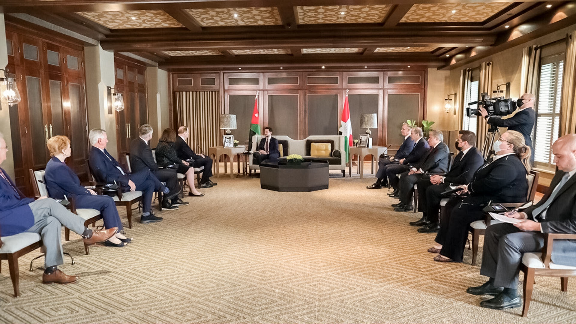 Crown Prince of Jordan receives US Congress delegation