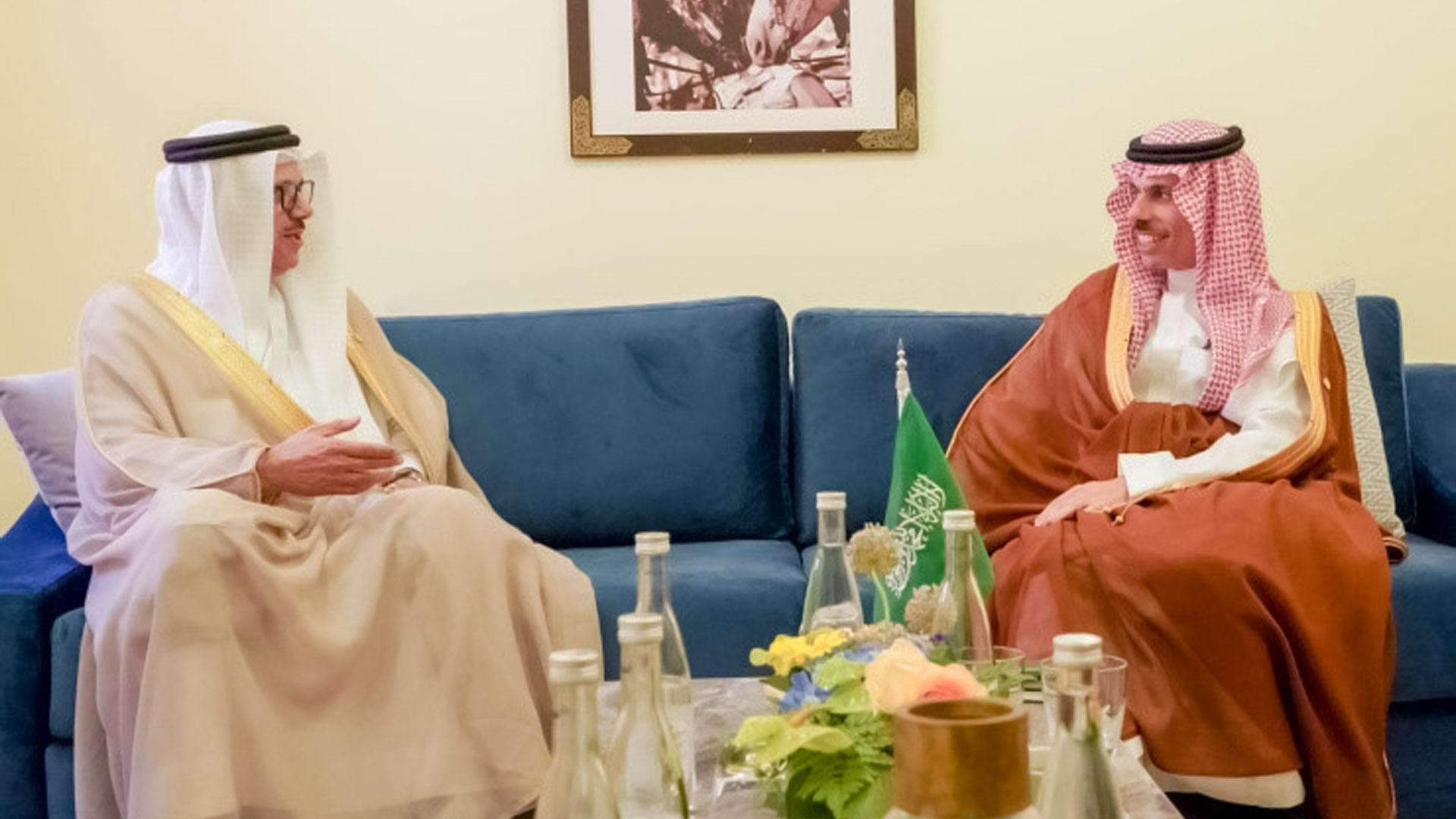 The Saudi and Bahraini foreign ministers meet in Morocco