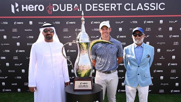 Rory McIlroy wins Hero Dubai Desert Classic for first Rolex Series title
